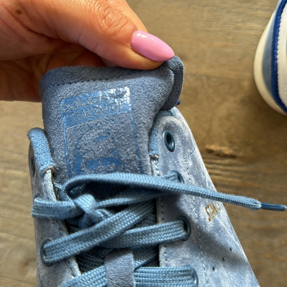Adidas Stan Smith blue suede - Picture 5 of 6